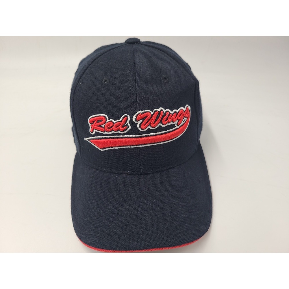 Youth Detroit Red Wings Annco Flex Fitted OSFM Hat Cap Wool Blend Boys NHL Black